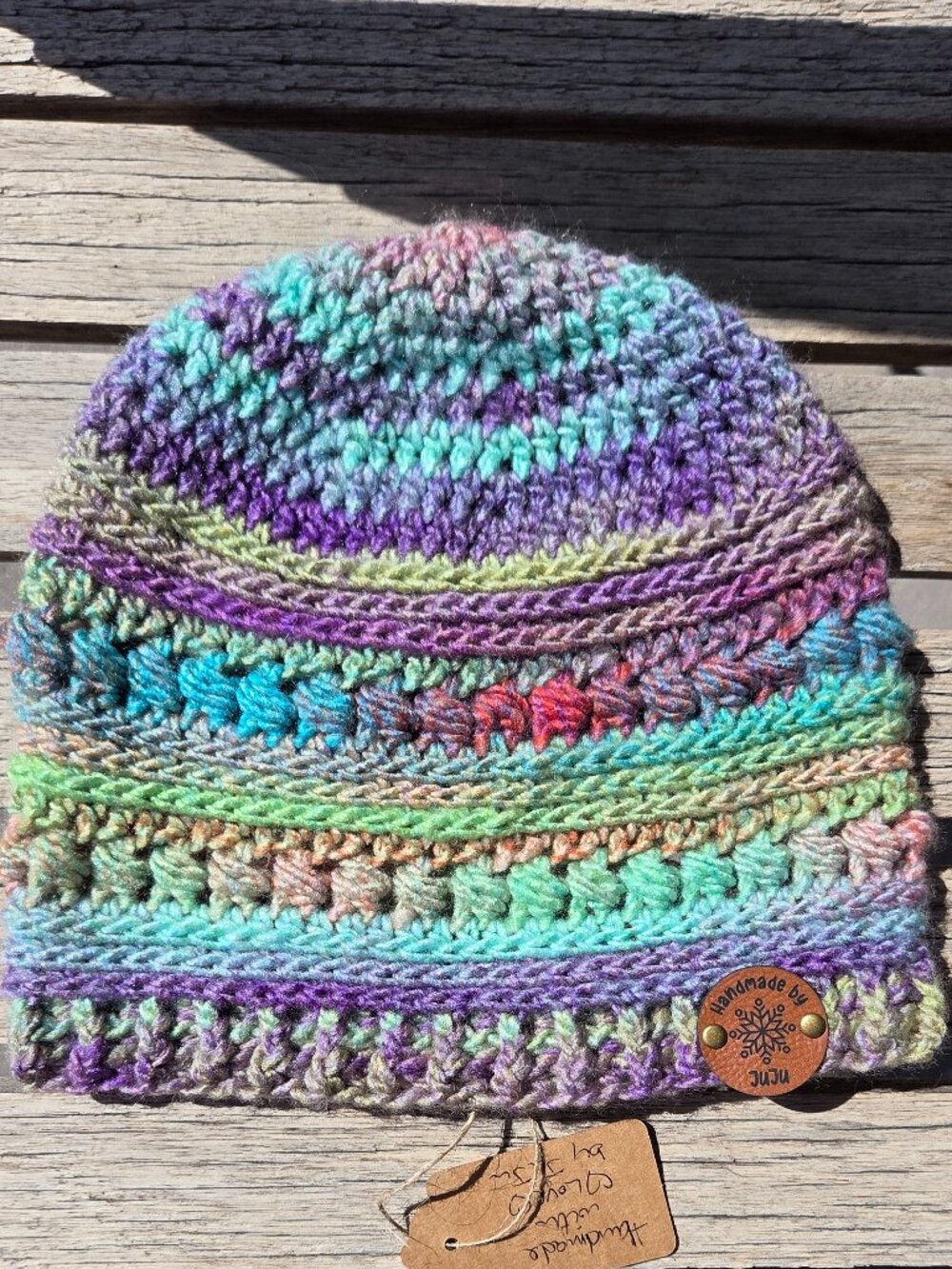 Artisan Handmade Crochet "Mermaid Hugs" Beanie Hat